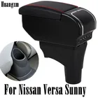 Центральный магазин Content Box для Nissan Versa Sunny 2012-2018 двухслойный Большой Космический подлокотник коробка с пепельницей подстаканник автомобильный Моди