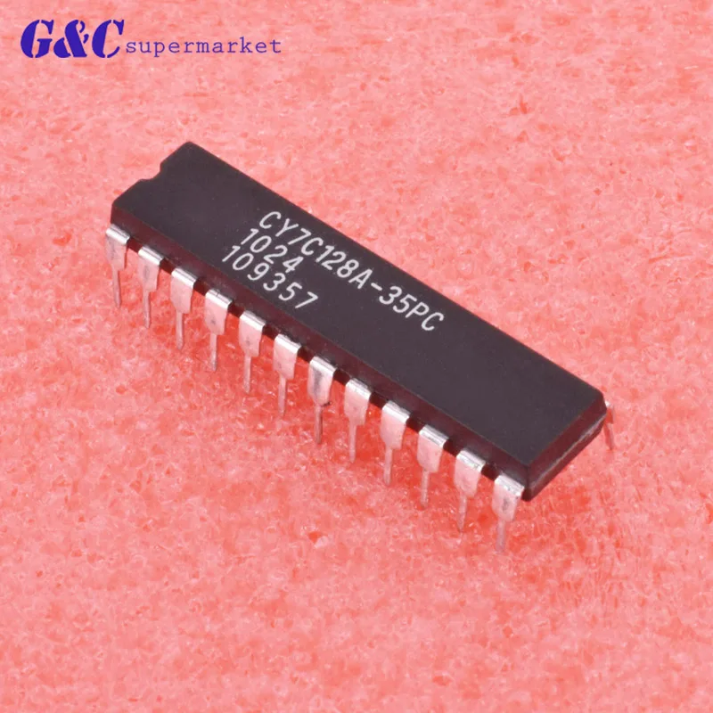 1 шт./5 шт. CY7C128A-35PC инкапсуляции: DIP 24PIN 2K x 8 статическая RAM CY7C128A-35 | Электронные