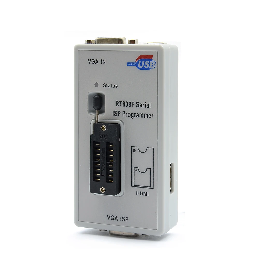 Новейший оригинальный серийный ISP программатор RT809F с 11 шт. адаптеров + тестовый