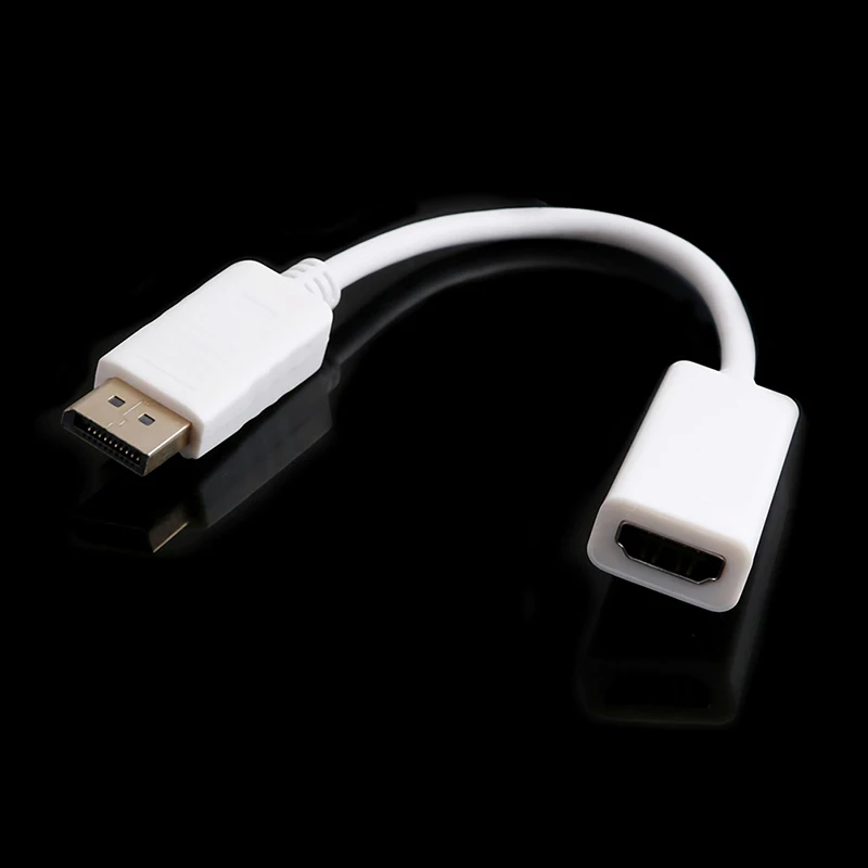1pc Active DP Displayport Male to HDMI 1.4 Female Adapter Cable 1080P Display Port Cord Converter Switcher for HP DELL PC | Электроника
