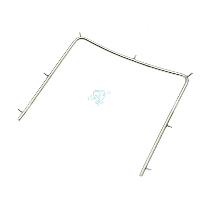 10 см стоматологическая резиновая рамка из нержавеющей стали инструмент для