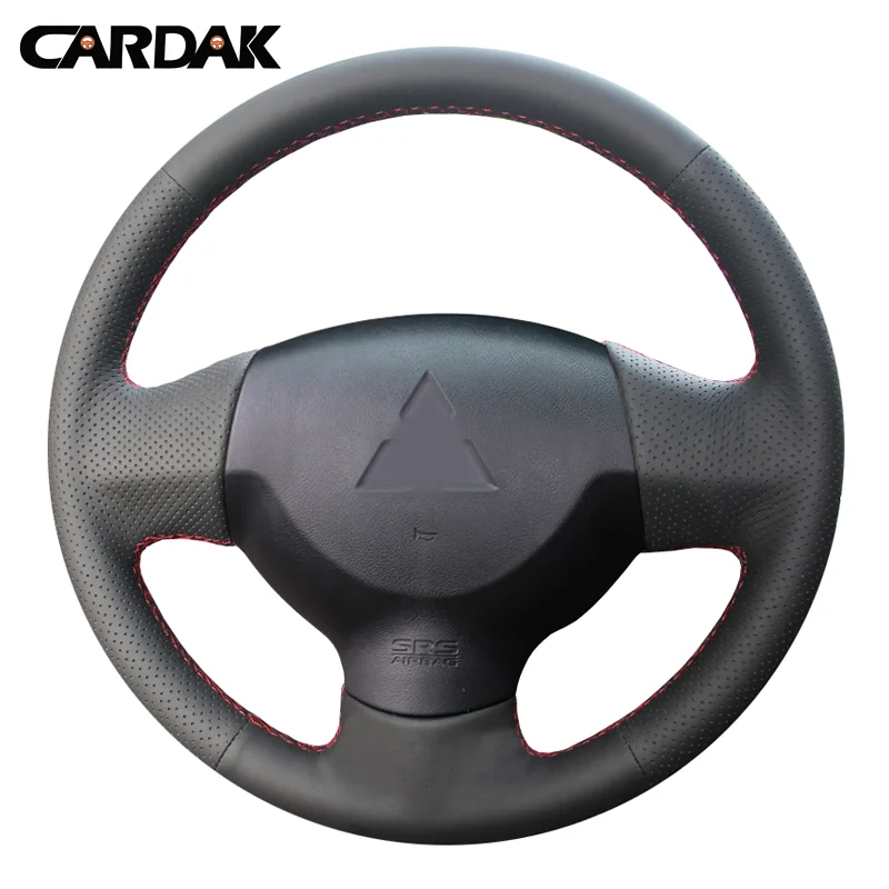 Чехол на руль из искусственной кожи сшитый вручную для Mitsubishi Lancer EX 10 X Outlander|Чехлы