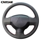 Чехол на руль из искусственной кожи, сшитый вручную, для Mitsubishi Lancer EX 10 Lancer X Outlander