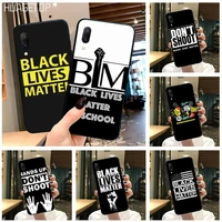 huagetop blm dont shoot black lives matter black tpu soft phone case for vivo y91c y17 y51 y67 y55 y7s y81s y19 v17 vivos5