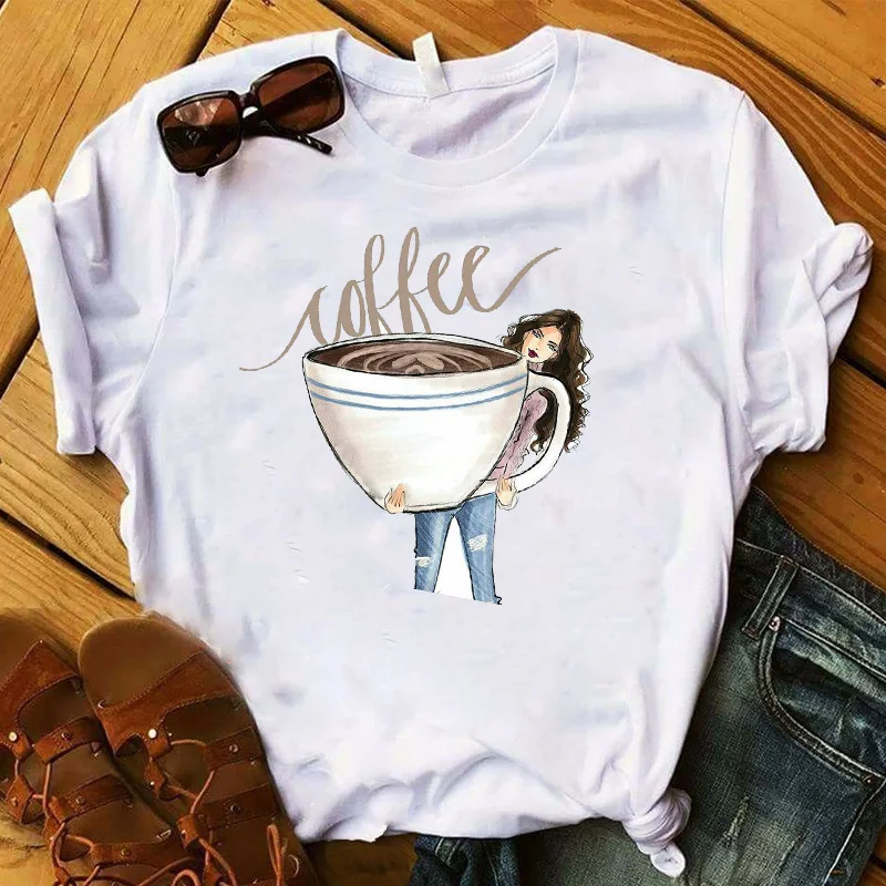 

Women Lady T Shirt Elegant Lady Printed Tshirt Ladies Short Sleeve Loose Tee Shirt Women Female Tops Clothes Graphic T-shirt