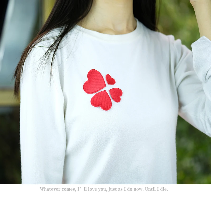 10PCS/lot Red Love Heart Embroidery Patch For Clothing Cute Motif Iron On Patches DIY Badge Garment Decoration | Дом и сад