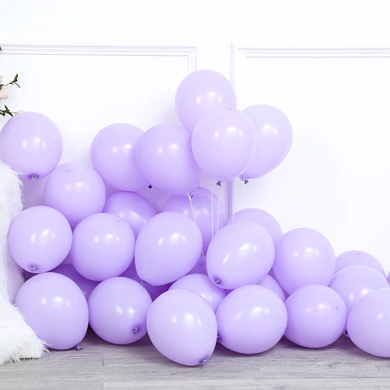 Guirnalda de globos de boda p&uacute;rpura, Kit de arco de globos met&aacute;licos de color morado y plateado, Macaron, decoraci&oacute;n de cumplea&ntilde;os y aniversario de una fiesta, 132 Uds.-4