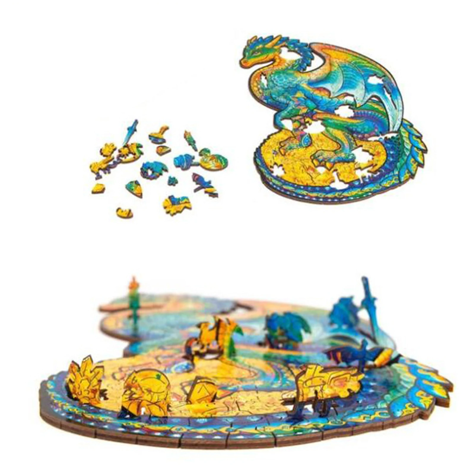 

Creative DIY Wooden Animal Puzzles for Adults DIY Puzzle Each Piece is Animal Shaped Puzzles Christmas Gifts for Kids Jigsaw