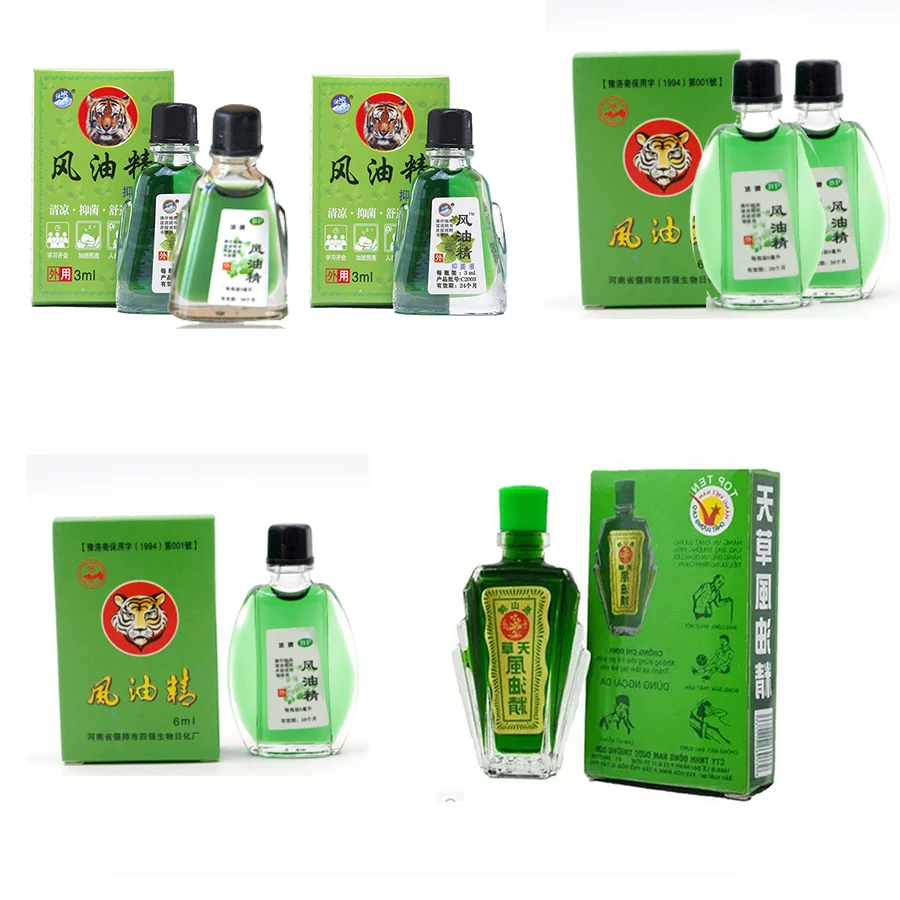 12 мл китайский натуральный оригинальный снимают боль эфирное масло красный тигр