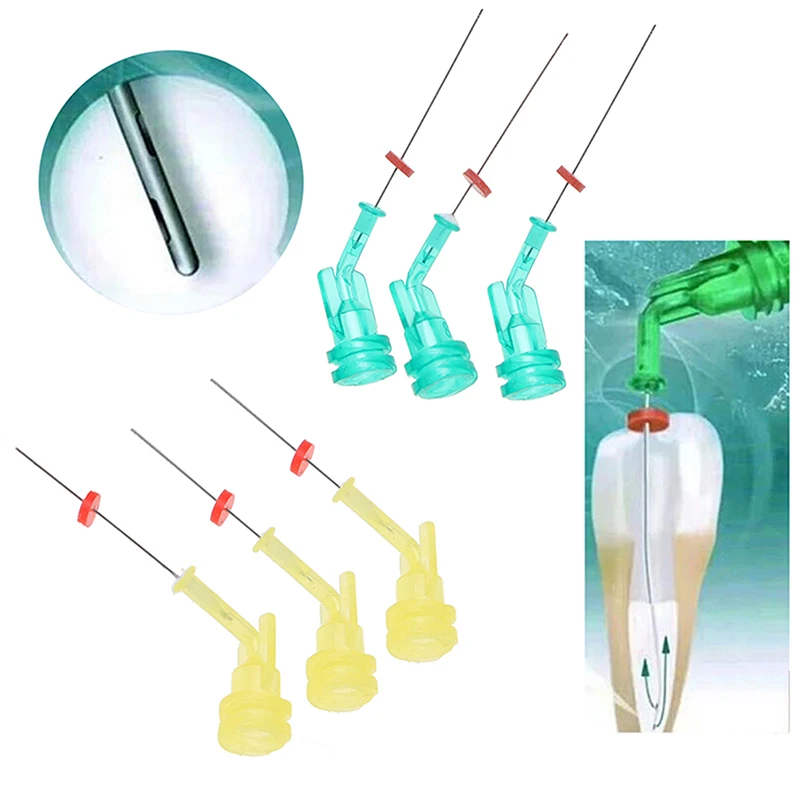 

Dental Needle Tip Reusable Irrigation Needle Tip Double Side Hole For Root Canal Cleaning Syringe