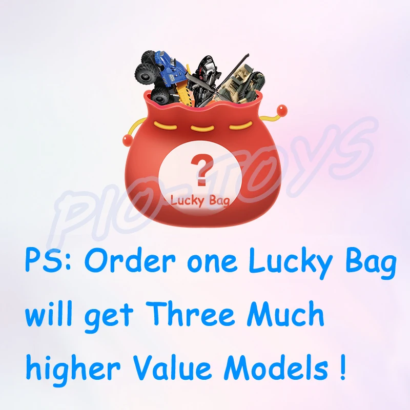 Новая идея Подарочная сумка удача случайная модель мотоцикл автомобиль игрушки