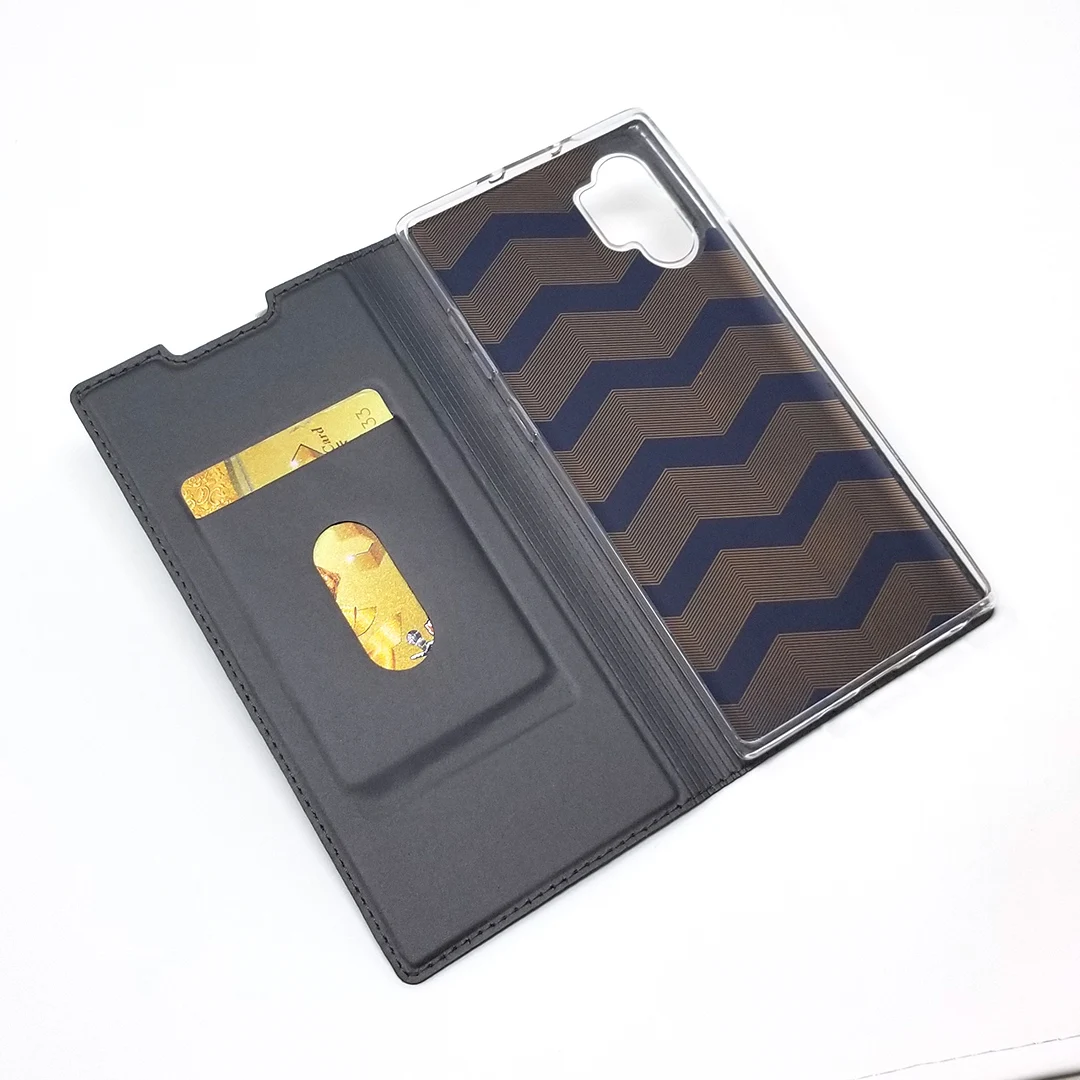 Легкий кожаный чехол для samsung Galaxy Note 10 Plus 9 8 Бизнес Тонкий чехол-книжка для samsung Galaxy Note9 Note8 Note10 Pro