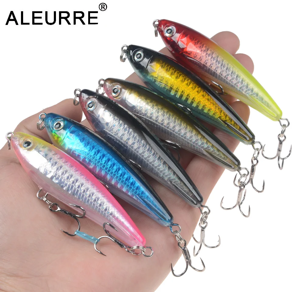 

Quality Crankbait Fishing Lures 75mm 12g Sinking Hard Baits Long casting Good Action pencil lure popper wobblers