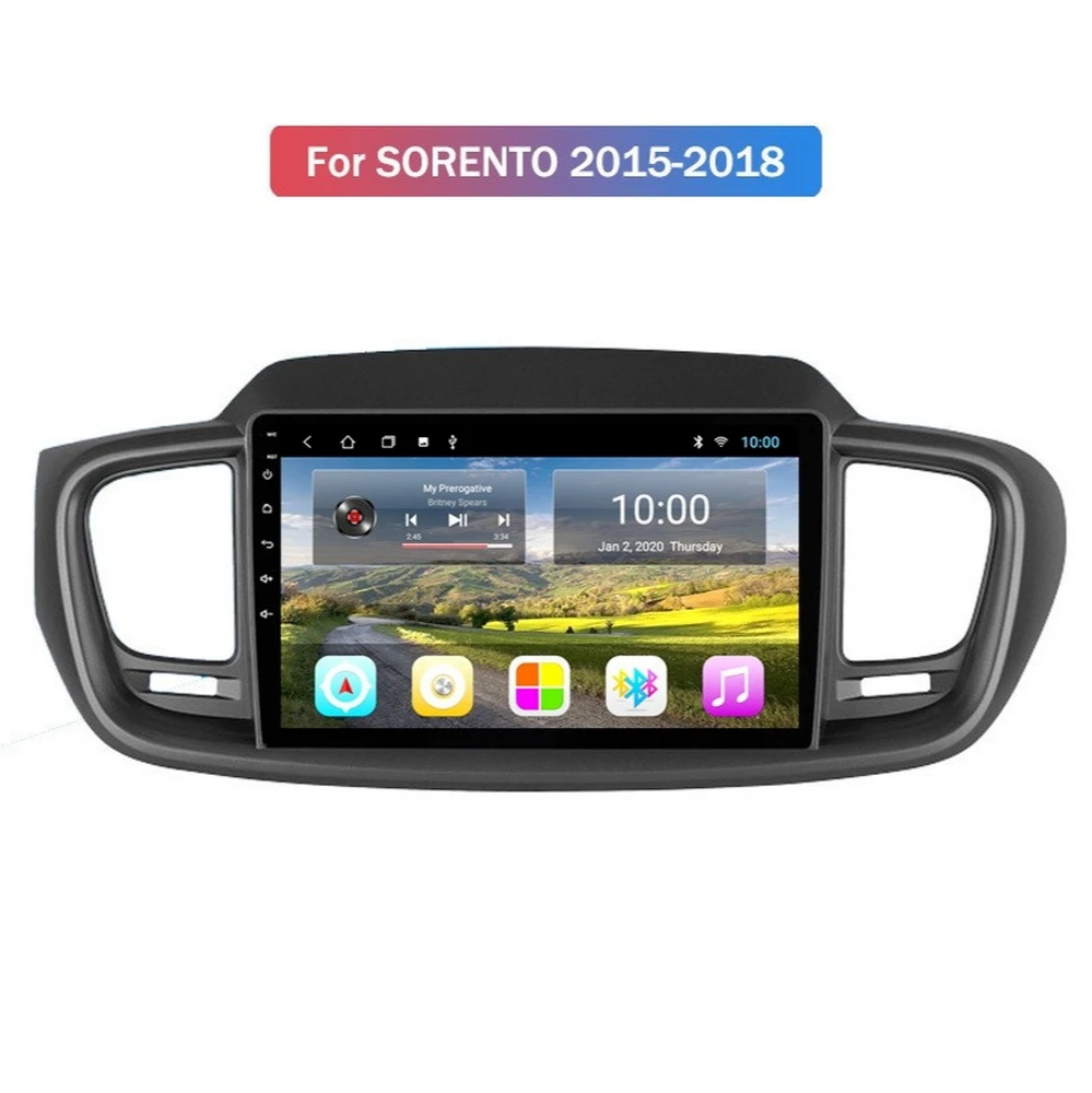 

4G+32G Android 10.0 Car Radio Player for KIA SORENTO 2015- Car GPS Navigation With Wifi 4G AHD DSP Mirror Link Backup Camera