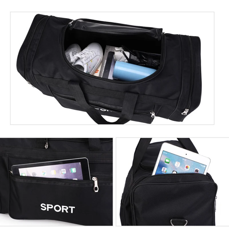 Waterproof Men Sport Travel Bag Women Gym Bags New Yoga Fitness Unisex Handbag Large Capacity Nylon Duffle | Багаж и сумки