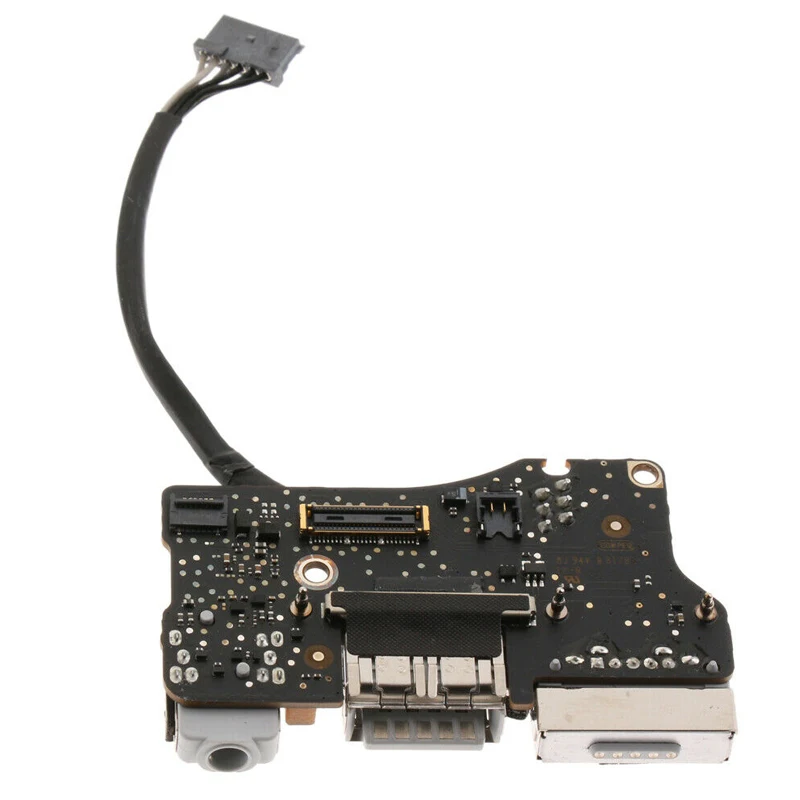 

DC Power Jack I/O Board Charging Port Flex Cable Connector for Macbook Air A1466 13 Inch DU55