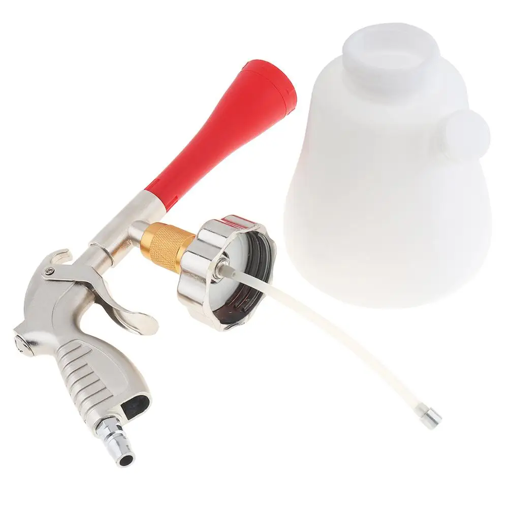 

1Litre Hand-held High Pressure Foam Type Pneumatic Cleaning Spray Gun with Plastic Foam Pot and Flat Head for Furniture Cleaning