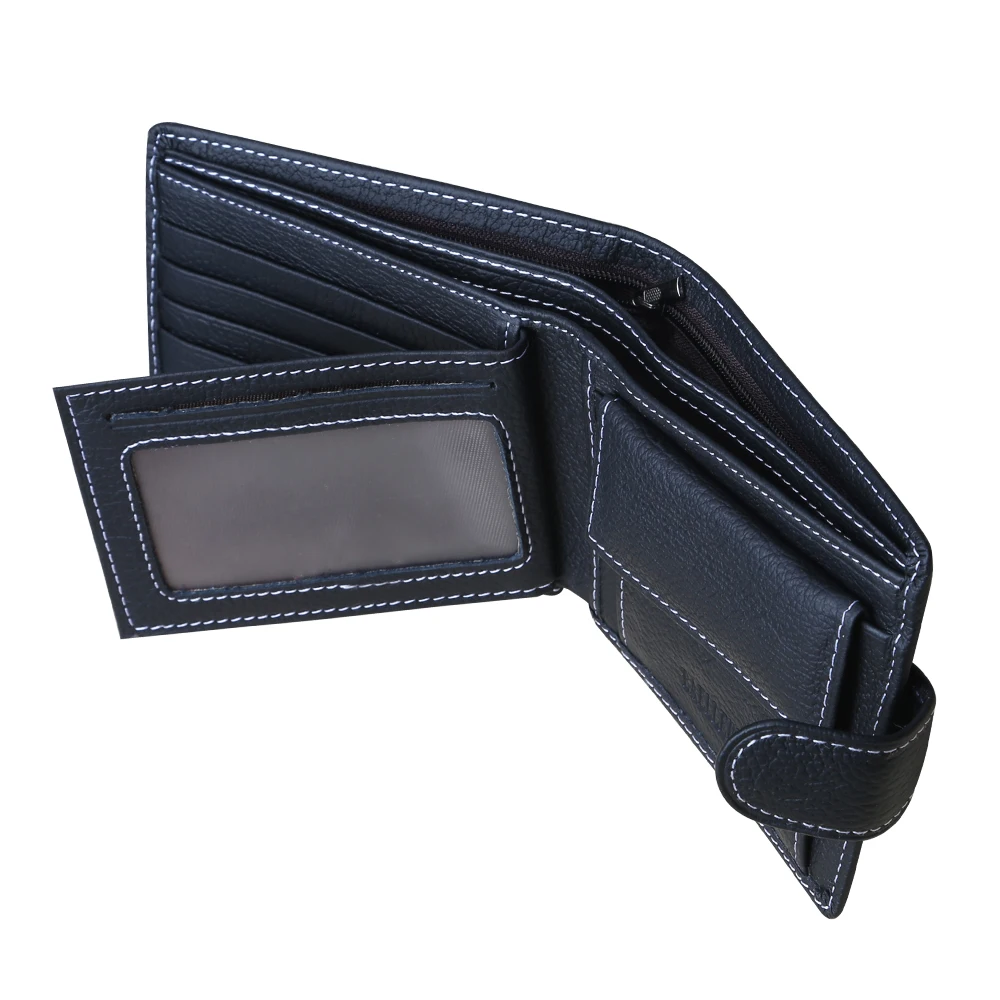 Мужской кожаный кошелек на молнии|Мужские кошельки| |