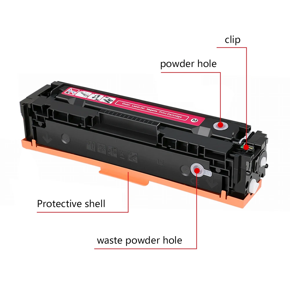 Тонер-картридж DMYON 204A CF510A CF511A CF512A CF513A совместим с HP для цветной LaserJet Pro M154 MFP M180 M180n