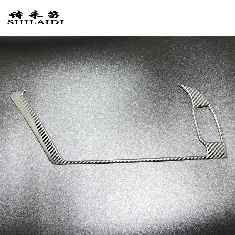 Автомобильный Стайлинг из углеродного волокна кнопки сигнасветильник