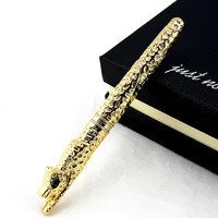 new jinhao cheetah full metal golden rollerball pen luxurious exquisite advanced writing gift pen for business graduate office