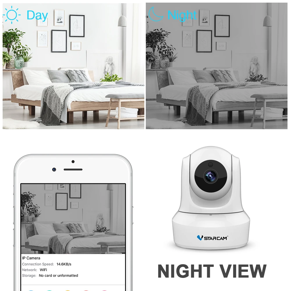 IP камера видеонаблюдения VStarcam 1080P Wi Fi ИК ночное видение|ip camera wifi|ip cameracamera wifi |