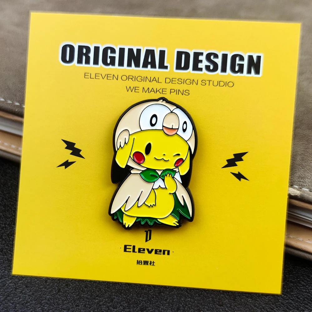 

Pikachu Badge Pokemon Brooch Cute Cartoon Pin Accessories Gift Animation Peripheral Collection