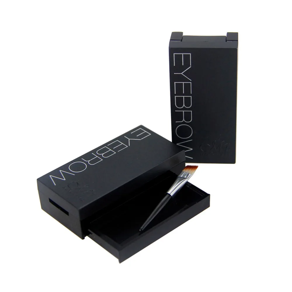 3 цвета Тени для век макияж бровей пудра + брови восковая Палетка кисть | Красота и