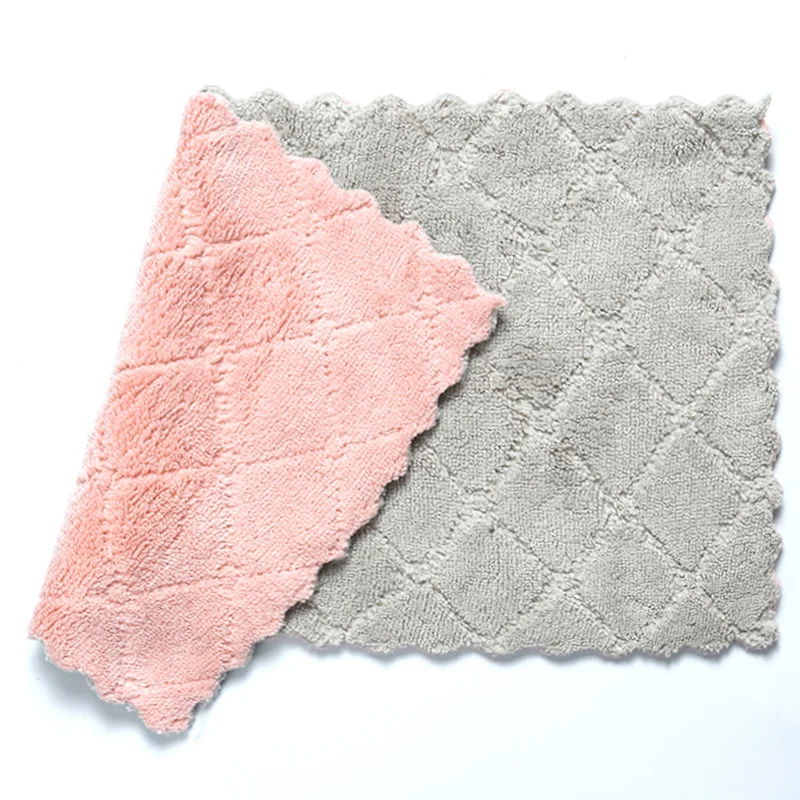 Новое двустороннее сильное впитывающее полотенце для чистки мягкое кухонное