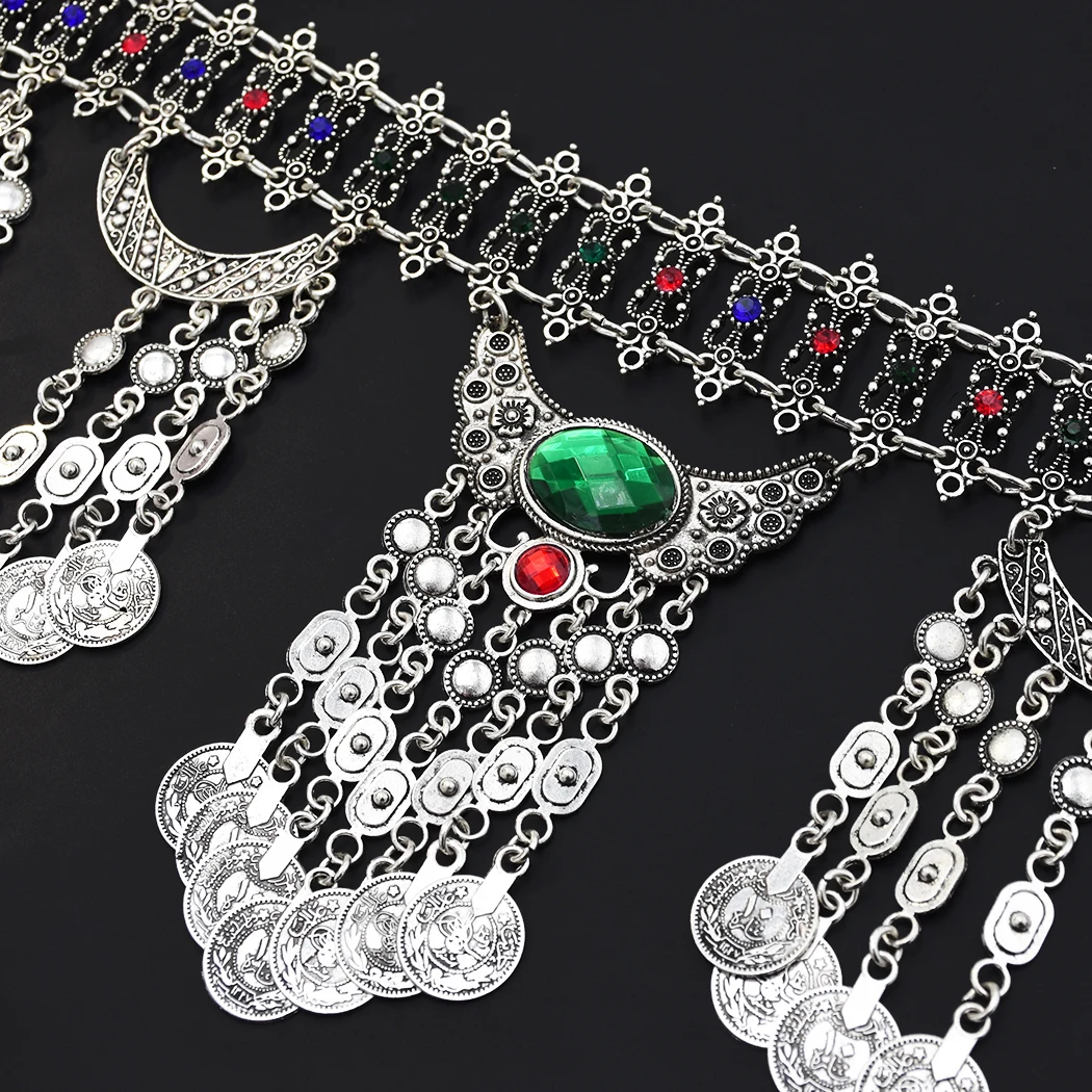 Цыганский цвет металл хиппи бохо цветок турецкий богемный Блестящий Пояс Талия