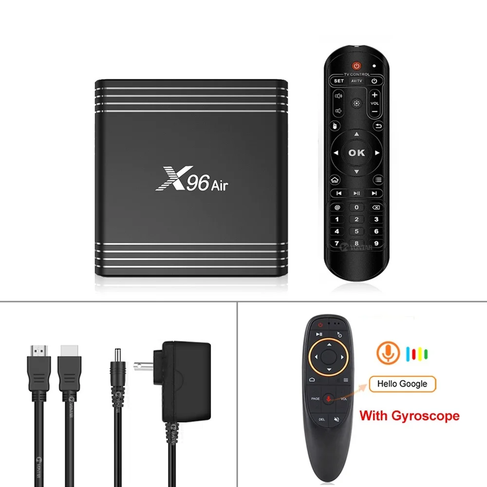 VONTAR X96 Air 8K Amlogic S905X3 Smart tv BOX Android 9,0 2,4G Wifi 1080P 4K Youtube X96Air телеприставка 4 Гб 64 Гб 32 Гб 2 Гб 16 Гб