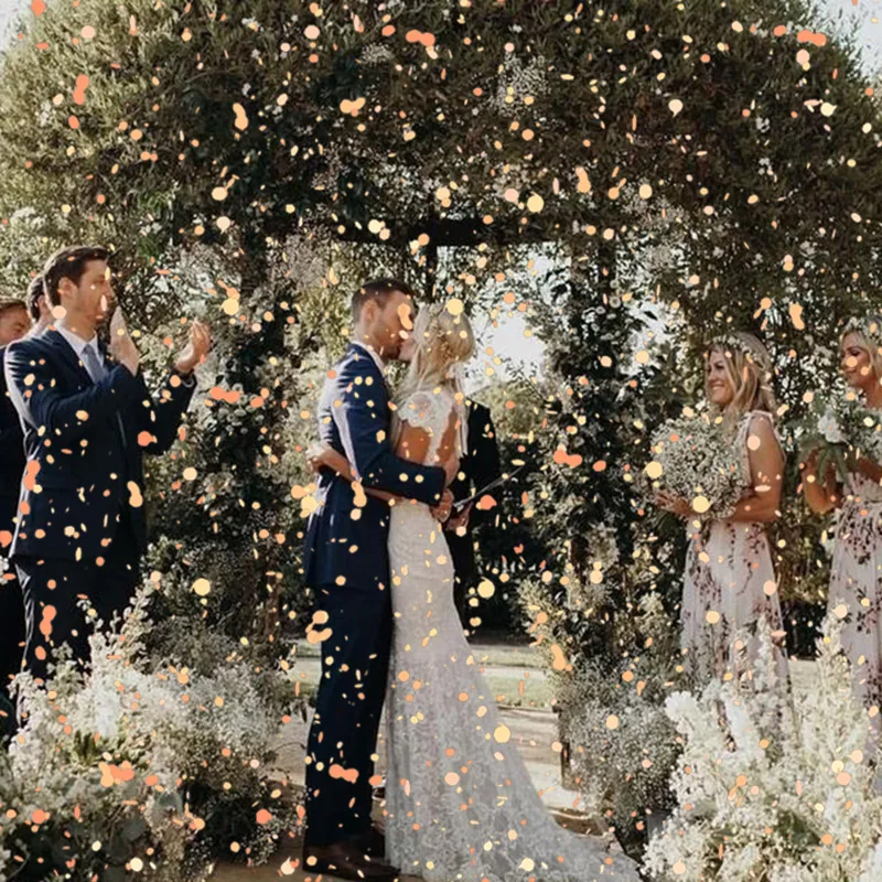 10 шт. Свадебные распылители конфетти пушки ручной фейерверк бумажные Струны для