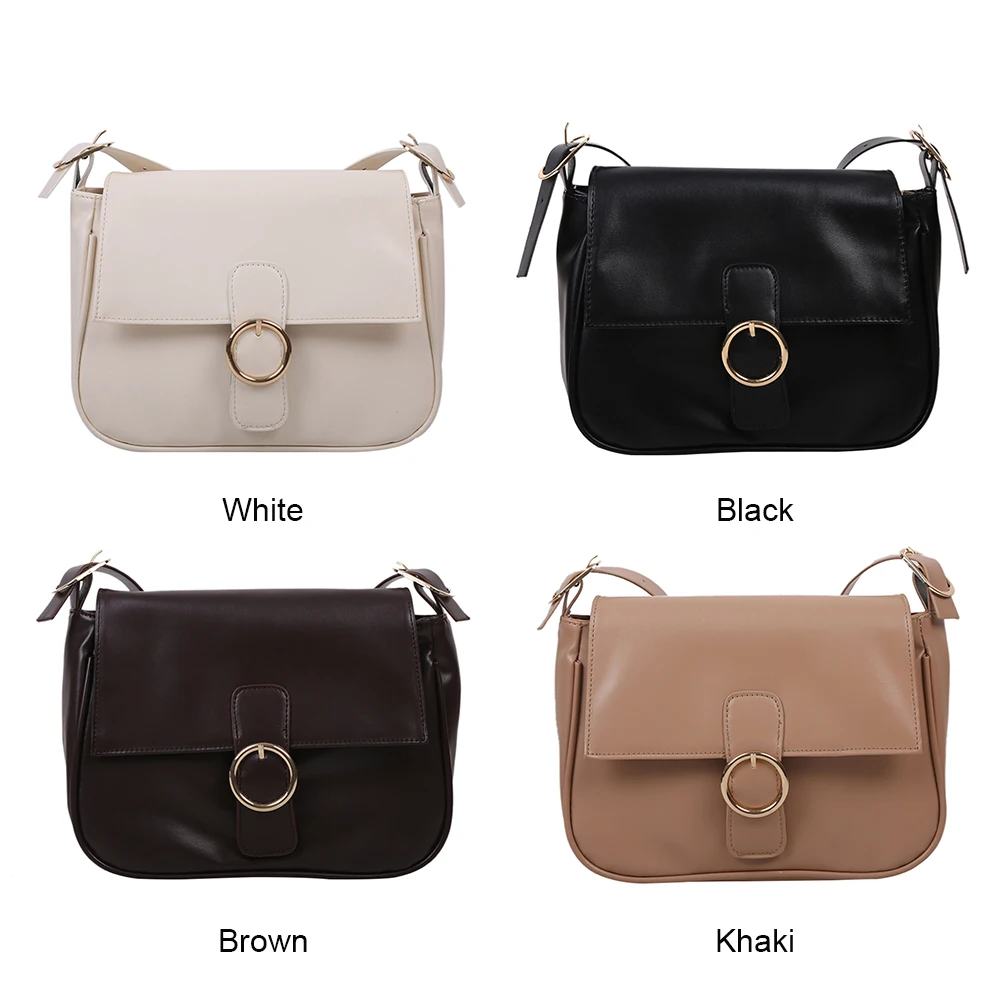 Винтажные женские стильные Женские однотонные маленькие сумки через плечо