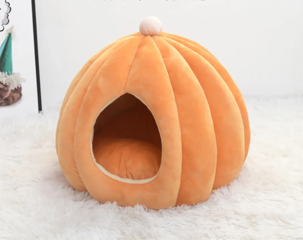 

Cactus cat's nest Cat kennel four seasons Universal dog semi-enclosed house villa winter warm small dog kennel bed pet supplies