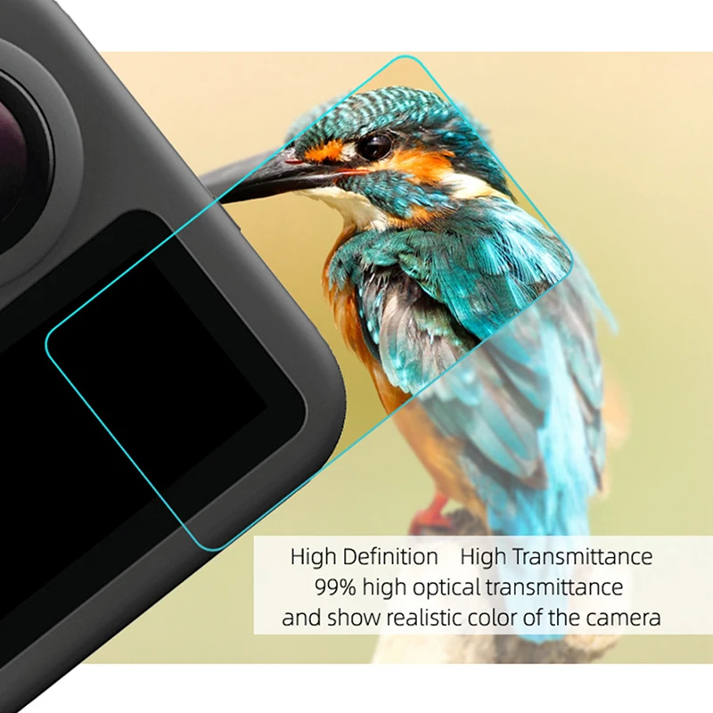 

1 Set Tempered Glass Protective Film with Camera Lens Cover for GoPro Max NC99