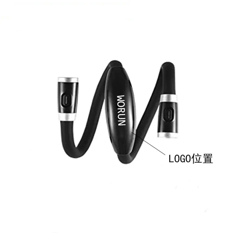 

1pc Random Color LED Hanging Neck Lamp Reading Hug Lamp for The Elderly and Children Easy To Carry Night Light Battery Power