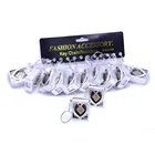 20 шт., мини-брелок для ключей с мусульманскими религиозными символами