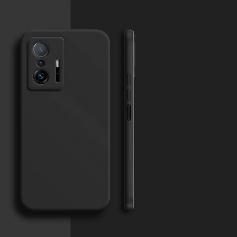 For Xiaomi 11T Pro Case Xiaomi Mi 10T 11i 11X 11T Pro Shockproof Bumper Liquid Silicon Soft Phone Back Cover For Xiaomi 11T Pro