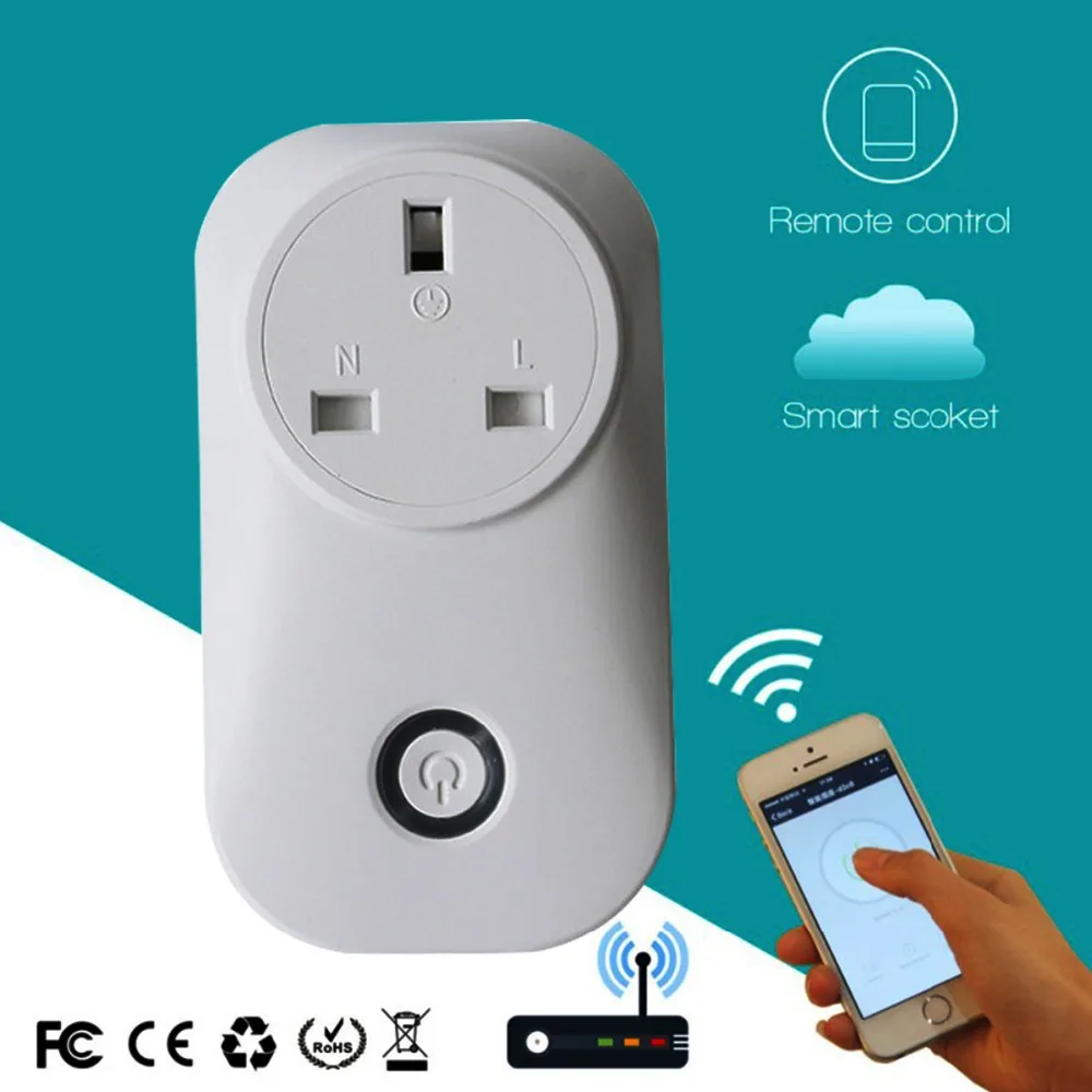 Smart Wifi Socket Plug Power Strip APP Wireless Remotely Control Remote Adaptor Interface Extension Home Electronics Appliances |