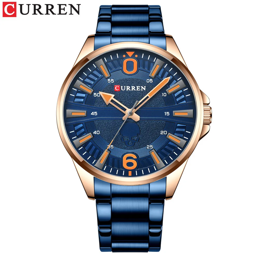 

Curren/ Karin 8389 Men's Watch Fashion Men's Steel Belt Watch Leisure Men's Watch Foreign Trade Watch.