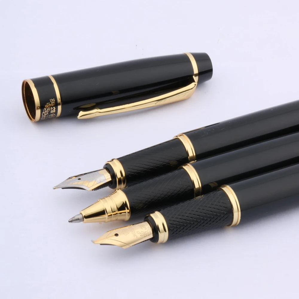 Новая металлическая авторучка black hero GOLDEN piece