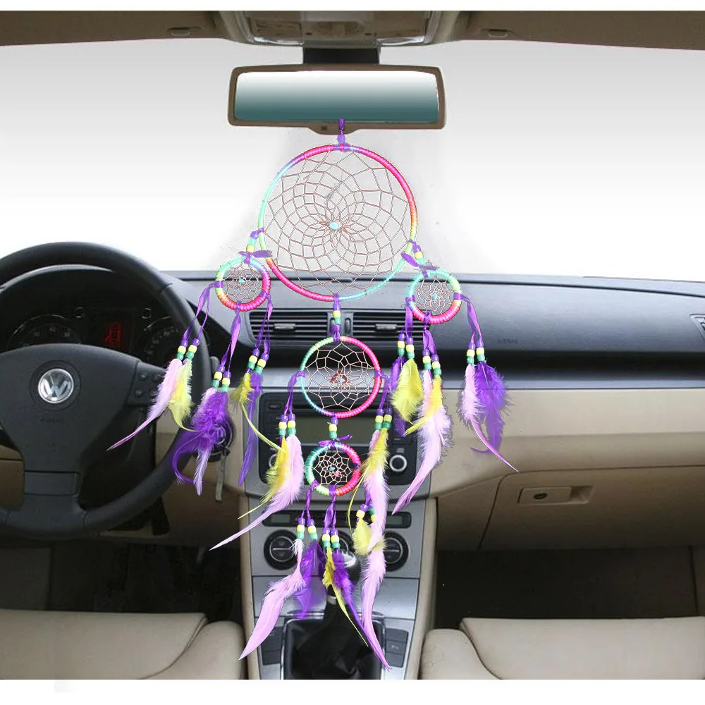 Креативная красочная пятикольцевая Подвеска для дома в виде снов индийский