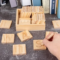 wood alphabet tracing board montessori letters learning toy wooden letters large print letters for toddler to preschool