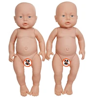 16 inches baby kids reborn baby doll soft vinyl silicone lifelike shower cry newborn baby toy for boys girls birthday gift