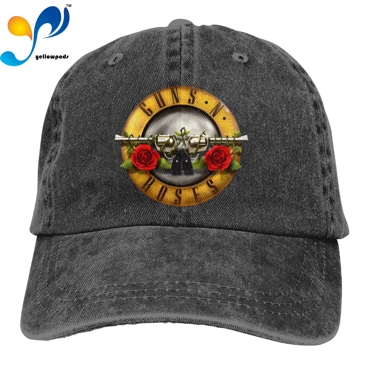 Мыть волна папа шляпа Пистолеты N Roses хлопковая Бейсбол Кепки в стиле хип хоп