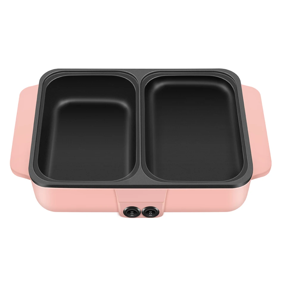 

Barbecue Hot Pot Smoke-free non-stick electric oven multi-function barbecue tray household electric grill barbecue