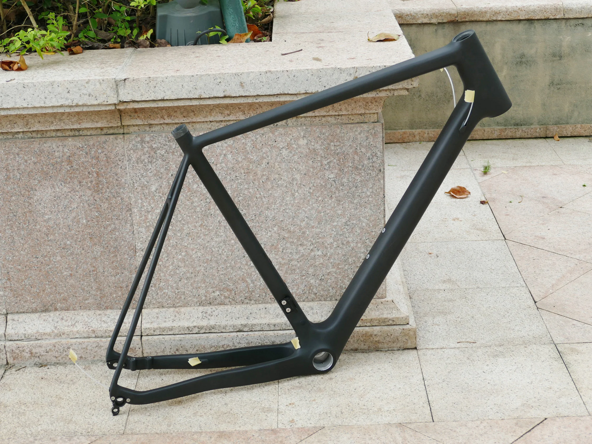 Full Carbon Toray Matt Cyclocross Bike Disc Brake BSA BB30 Frame 12 * 142mm Thru Axle &amp Fork 100mm | Спорт и развлечения