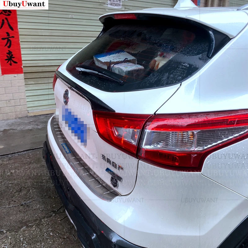 

Car Styling ABS Plastic Unpainted Color Rear Middle Spoiler Trunk Wing For Nissan Qashqai Car Rear Lip Wing Spoiler 2015-2021