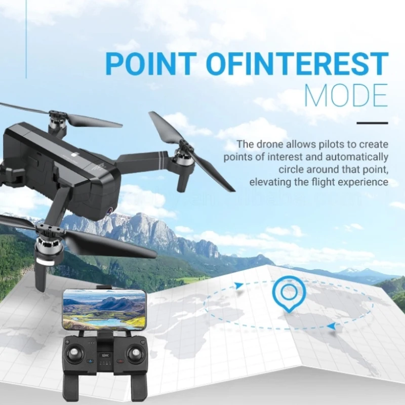 GPS/ГЛОНАСС двойной режим дистанционного управления Дрон с 5G Wi Fi 4K HD камера селфи