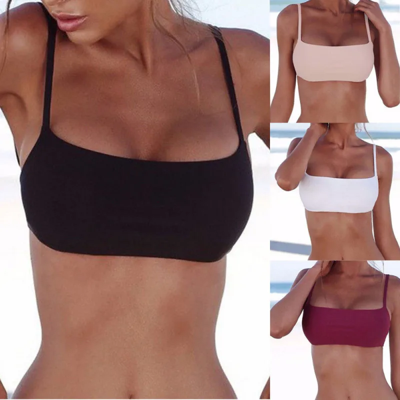

New Sexy Women Bikini Tops UnPadded Bra Swimwear Swimsuit Bathing Beachwear Swimming Beach Swimwear Two-Piece Separates Bikini